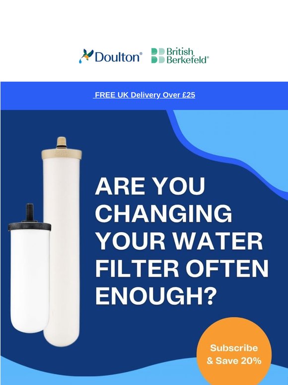 💧Important Reminder: Are You Changing Your Filter Often Enough?