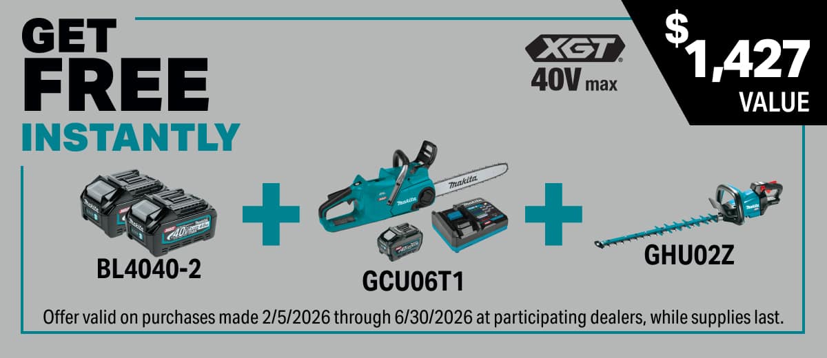 Buy 2 eligible kits and receive free BL4040-2, GCU06T1, GHU02Z