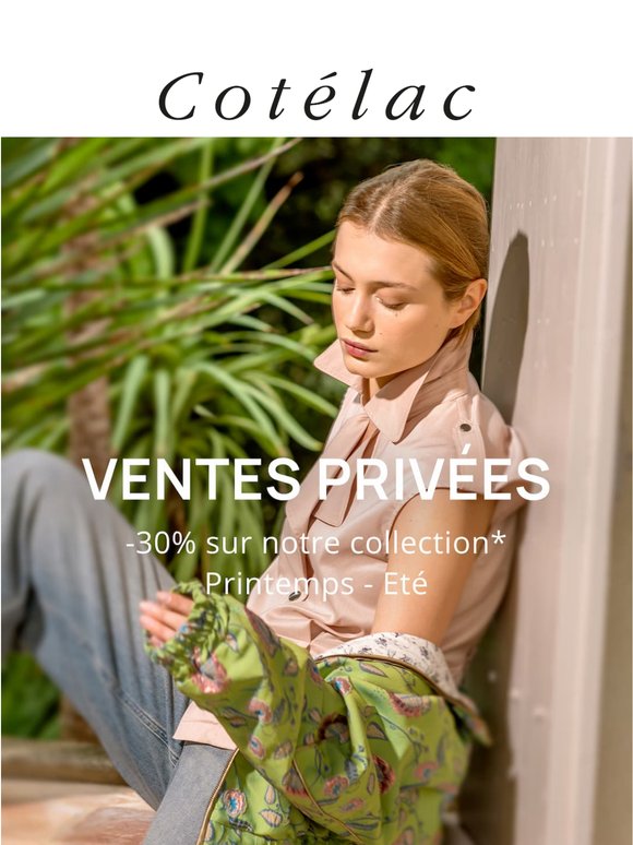 VENTES PRIVÉES : Dernier week-end