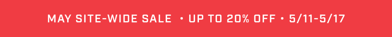 May Site Wide Sale