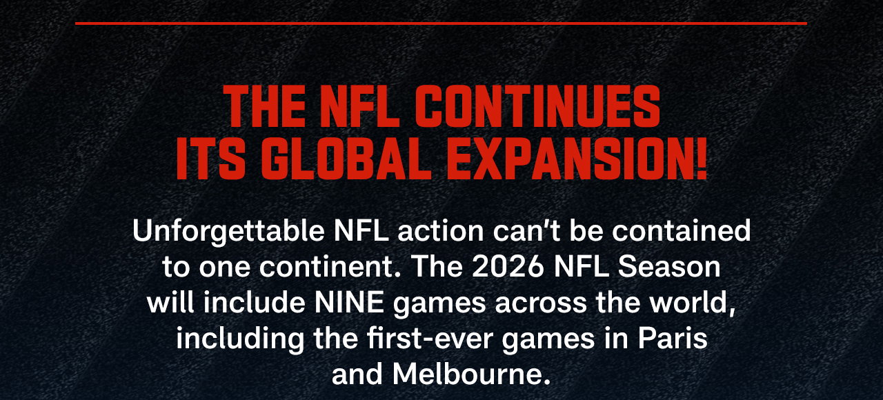 The NFL Continues Its Global Expansion!