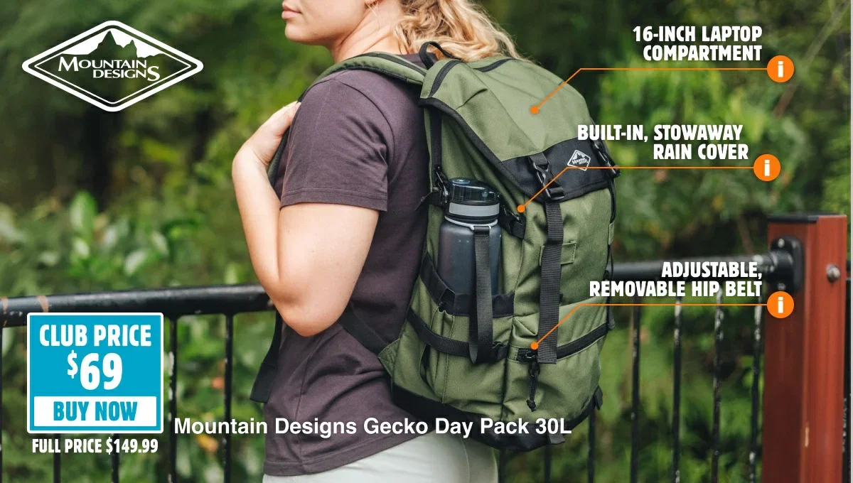 Mountain Designs Gecko Day Pack 30L