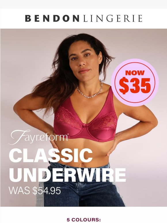 Hot Price: $35 Classic Underwire🔥