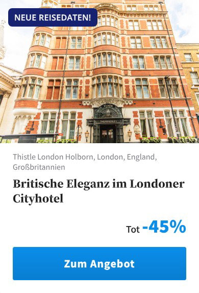 Britische Eleganz im Londoner Cityhotel