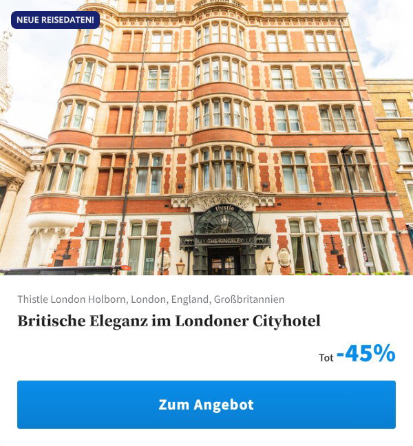 Britische Eleganz im Londoner Cityhotel