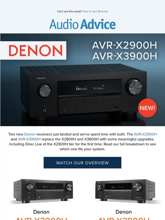 🤔 NEW! Denon AVR-X2900H vs AVR-X3900H — What's New and Which One Should You Buy?