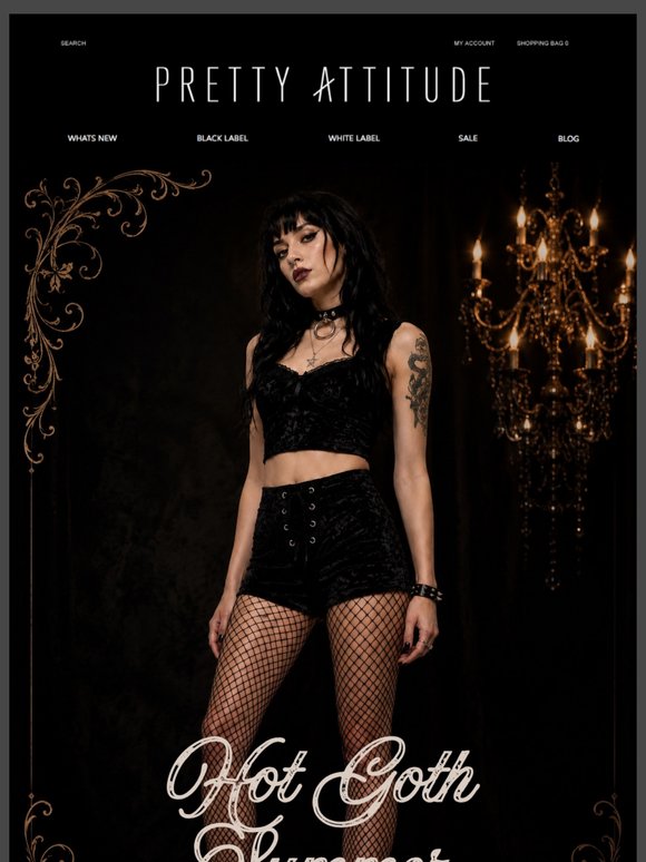 Hot Goth Summer starts now 🖤