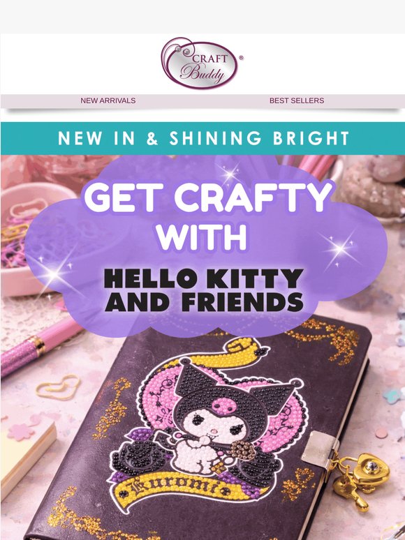 NEW! Hello Kitty Crystal Art® Kits