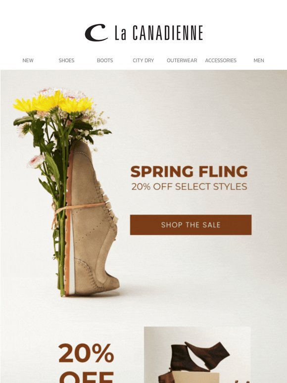 Spring Fling Sale: 20% OFF🌷
