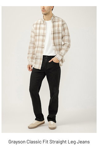 Grayson Classic Fit Straight Leg Jeans