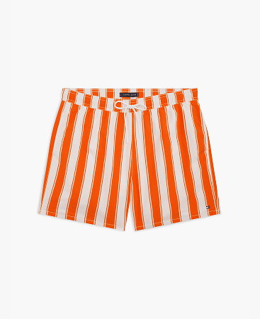 Mittellange Badeshorts mit Print