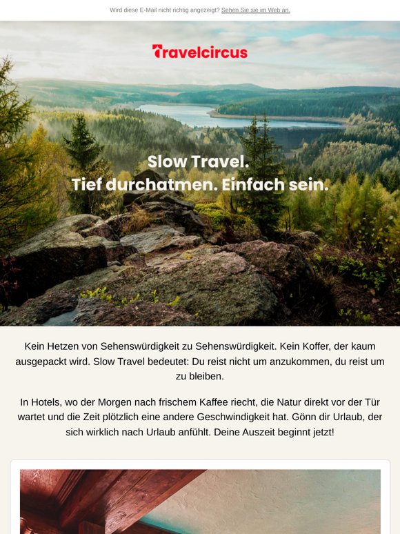 Urlaub, der sich auch nach Urlaub anfühlt.