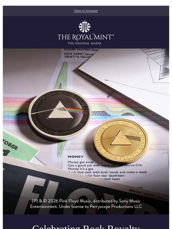 New: Pink Floyd Coin