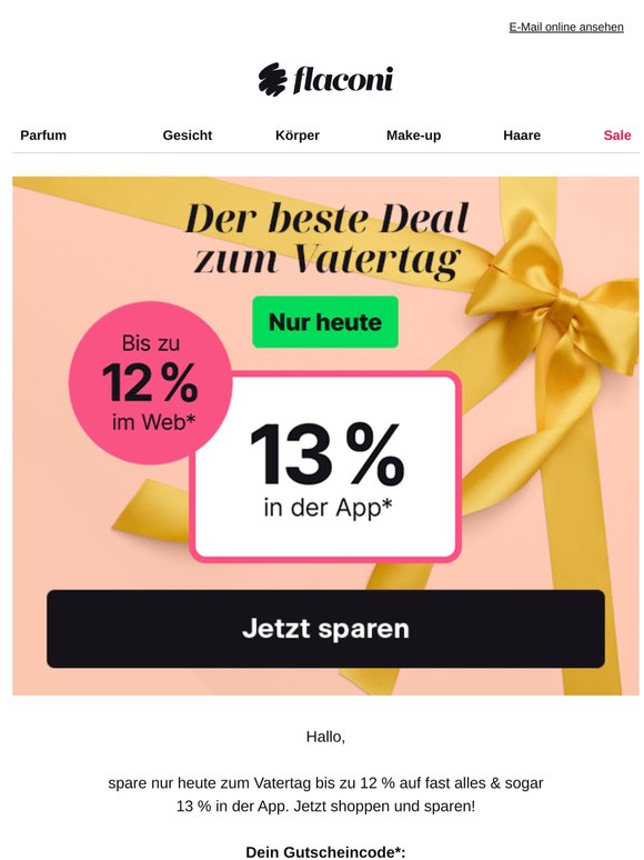 Heute 13% auf fast alles 🔥