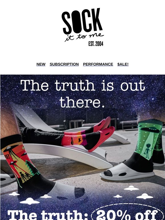 The truth is out there. Sci-fi nerds and sasquatch hunters, your time is now.