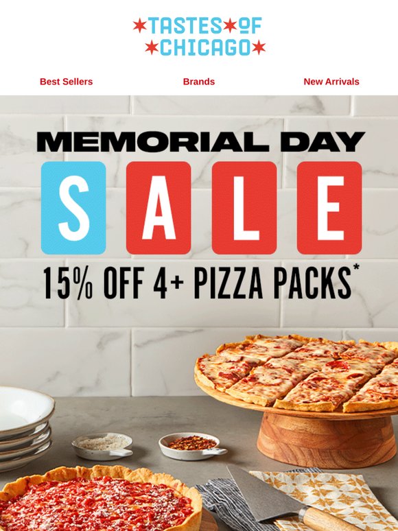 Save 15% on 4+ Pizzas 🍕🍕🍕🍕