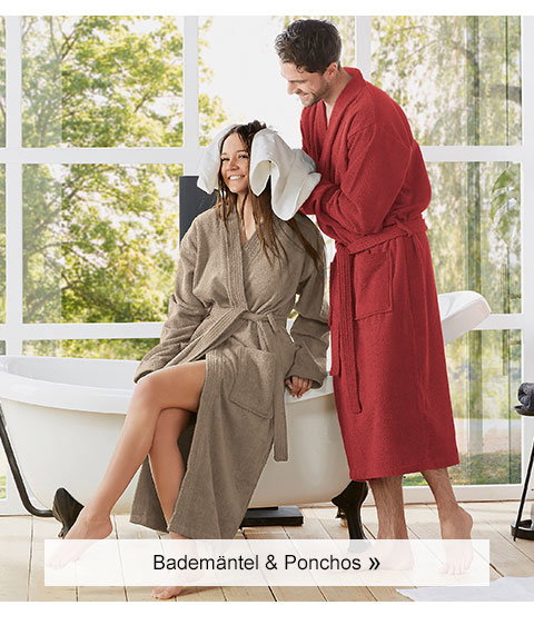 Bademäntel & Ponchos! 