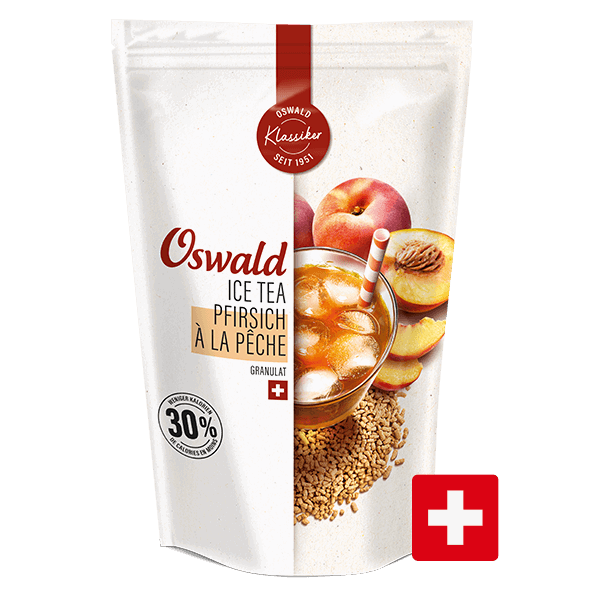 Grosser Beutel Ice Tea Pfirsich, Ice Tea, Oswald