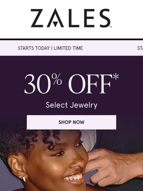 🚨Starts Today | 30% OFF* Select Jewelry