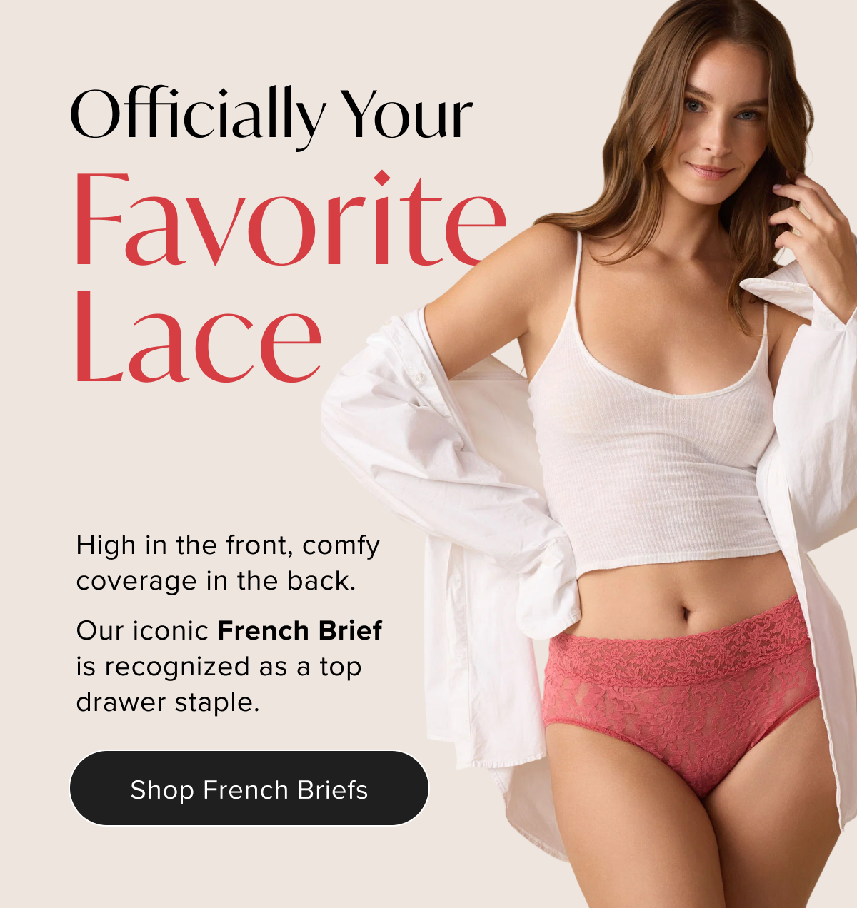 Officially your favorite lace - Shop French Briefs