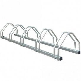 5 Bike Floor Mounted Bike Rack - 1320mm