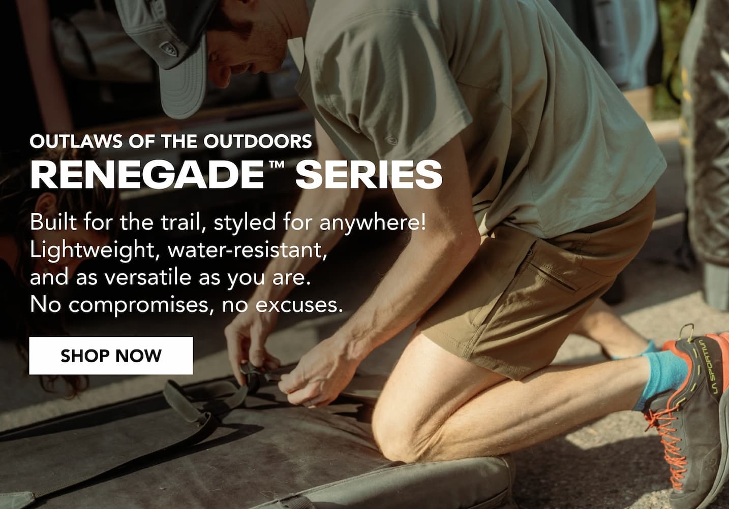 Outlaws of the outdoors renegade series. Built for the trail, styled for anywhere!