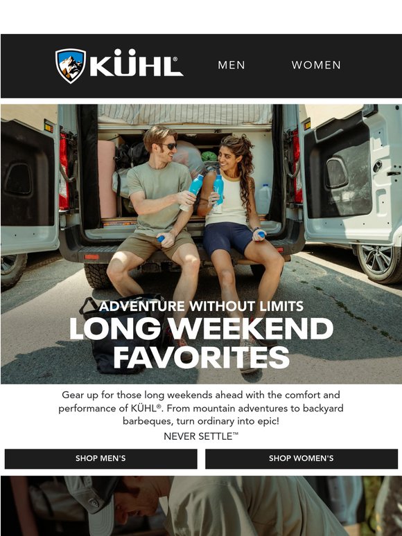 Long Weekends, KÜHL Adventures
