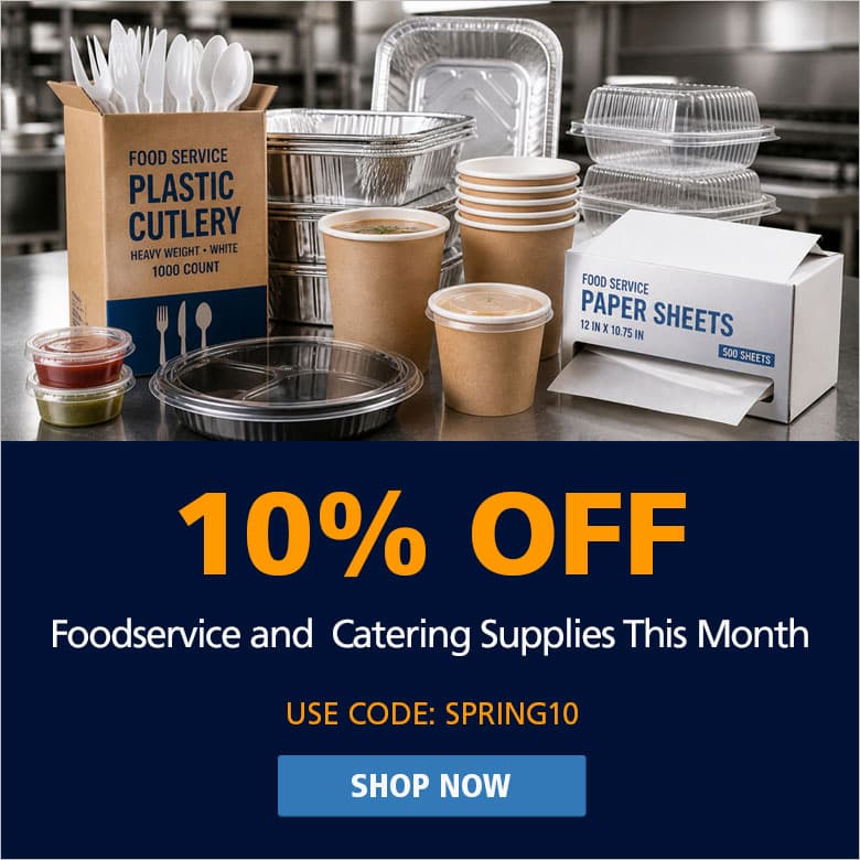 10% Off Foodservice and Catering Essentials