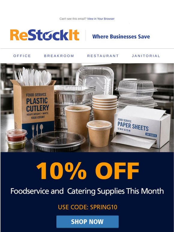 Big Savings on Everyday Foodservice Must-Haves