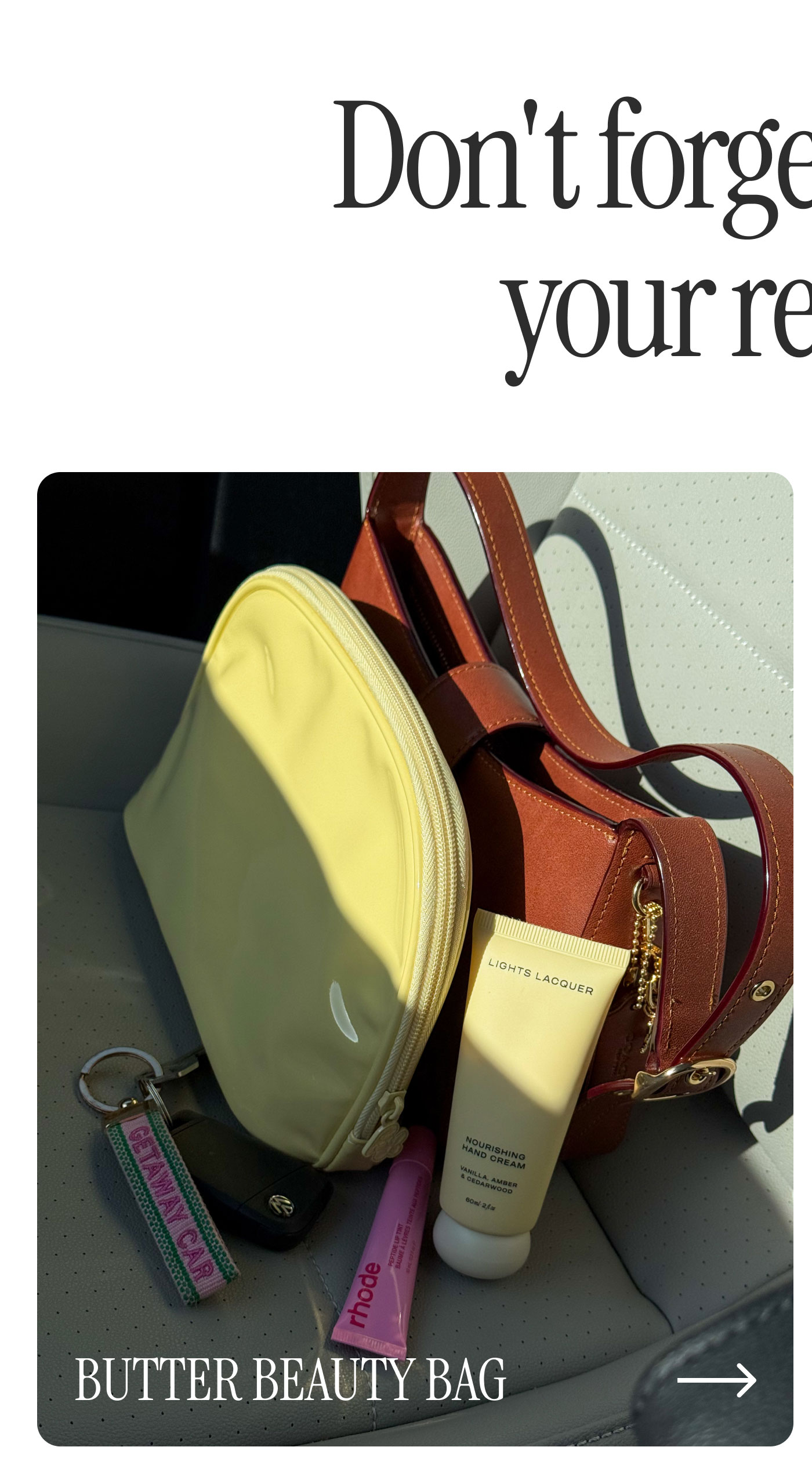 Butter Beauty Bag