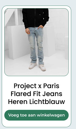Project x Paris Flared Fit Jeans Heren Lichtblauw
