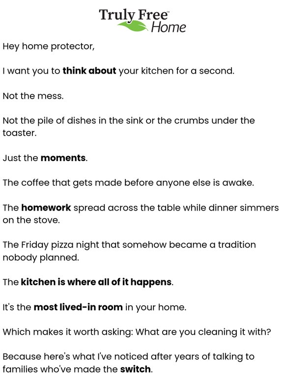 Simple Kitchen Swap. 40% Off. 3 Days Only!