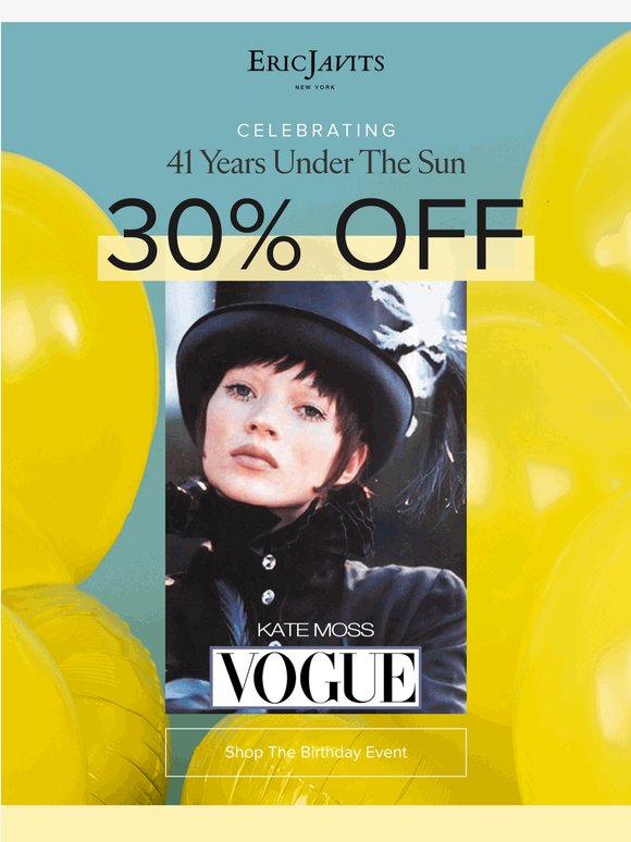 30% OFF Sitewide 💛 Birthday Sale Event →