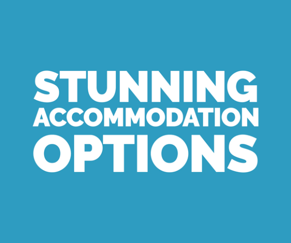 Stunning accommodation options