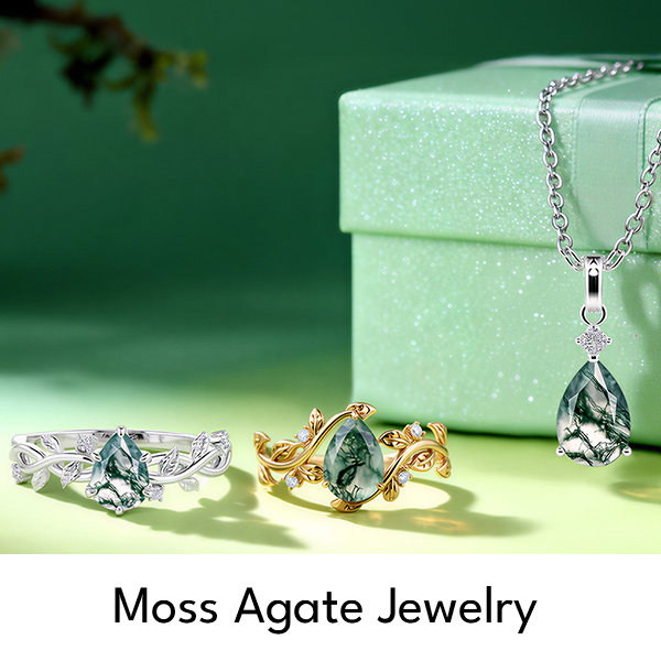  Moss Agate Jewelry
