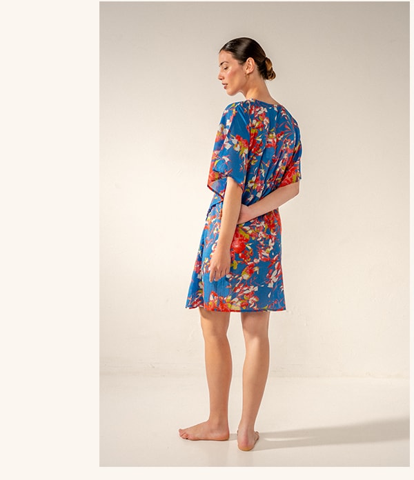 caftan estampado