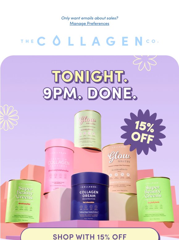 After 9pm Tonight, It's Full Price ⏰