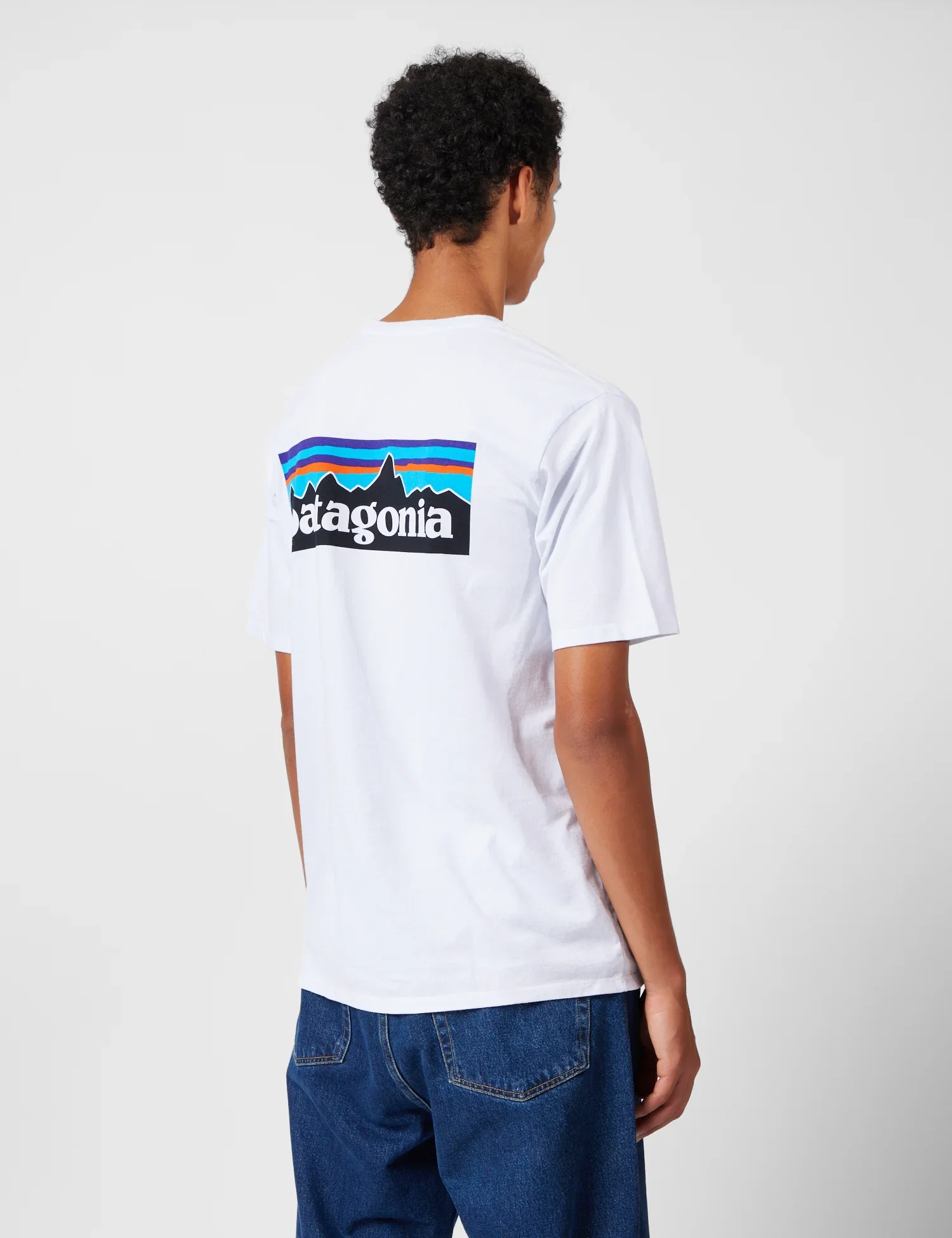 Image of Patagonia P-6 Logo T-Shirt White