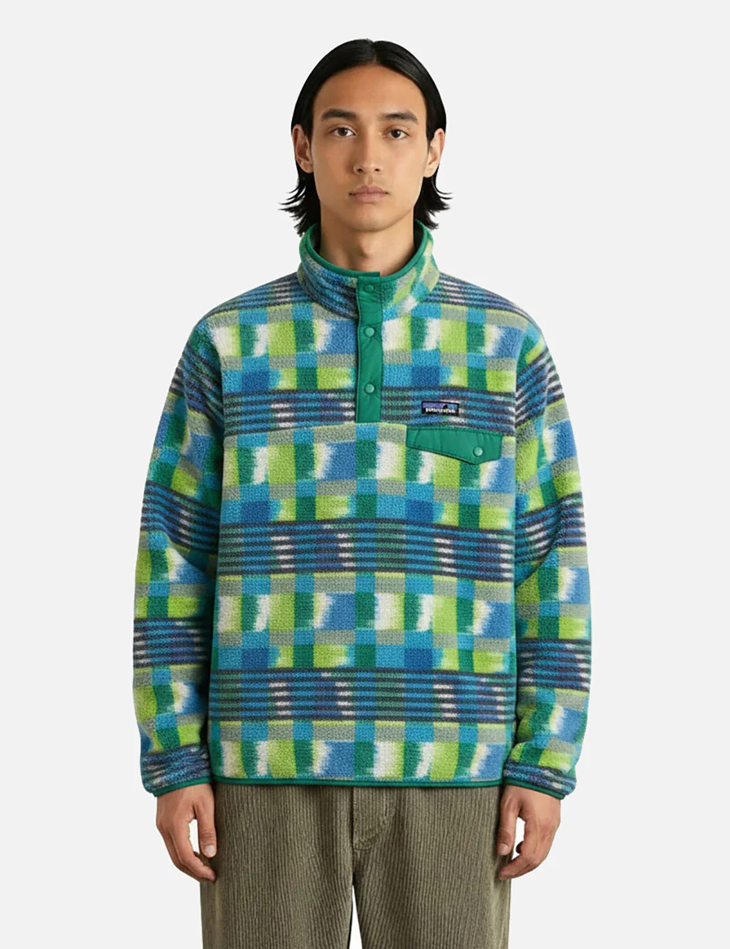 Image of Patagonia LW Synch Snap-T Pullover Blue