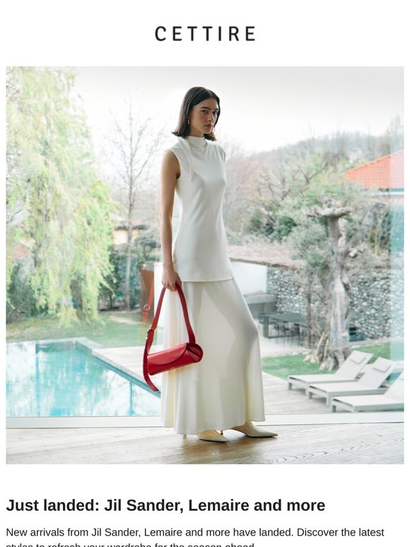 Just landed: Jil Sander, Lemaire and more