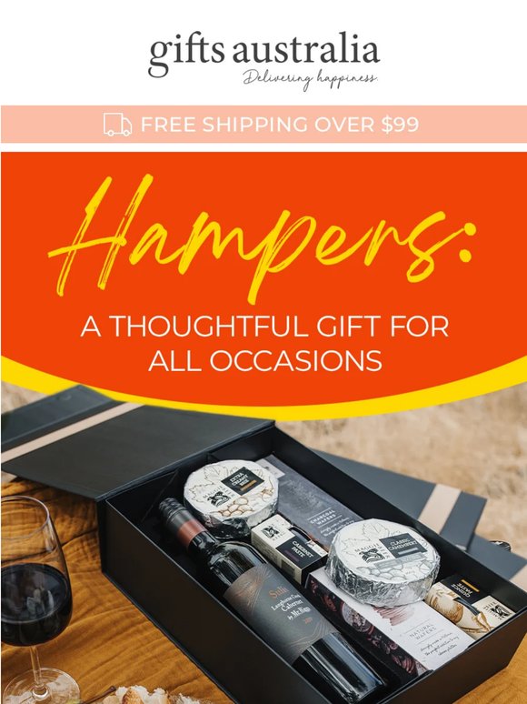 Need a gift? Choose a gourmet hamper