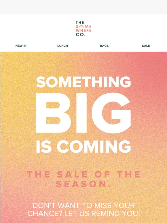 We've got BIG plans...