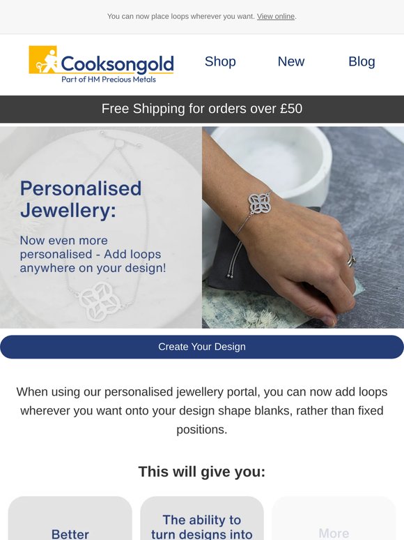 Create even more personalised designs!