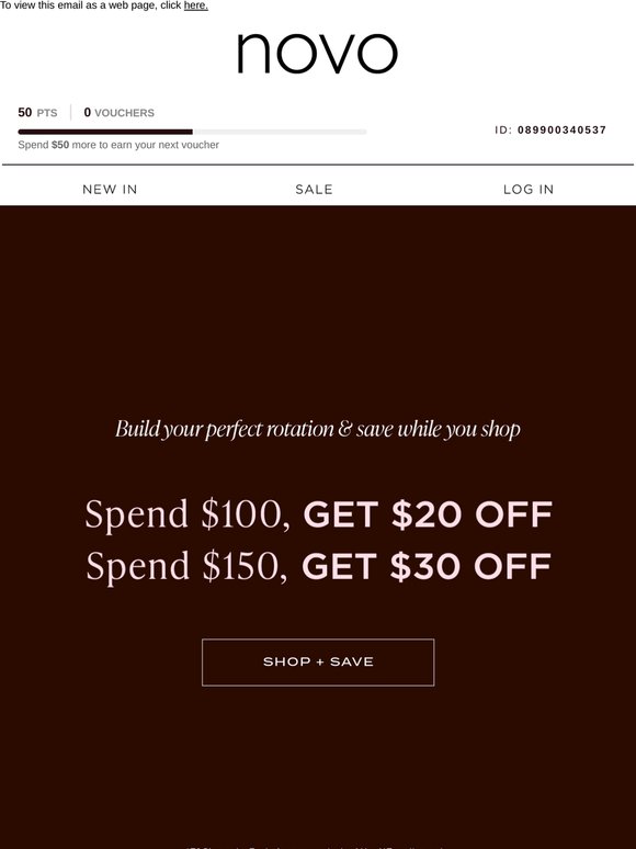 The more you shop, the more you save ✨