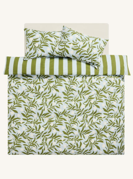 Habitat x Scion Odette Cotton Floral Blue Bedding Set-Single