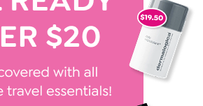 SHOP TRAVEL ESSENTIALS - MINI DERMALOGICA