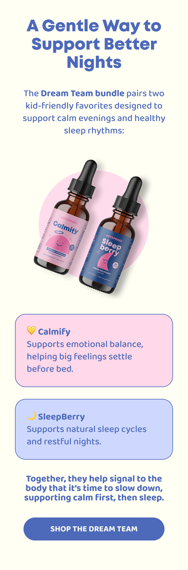 A gentle way to support better nights