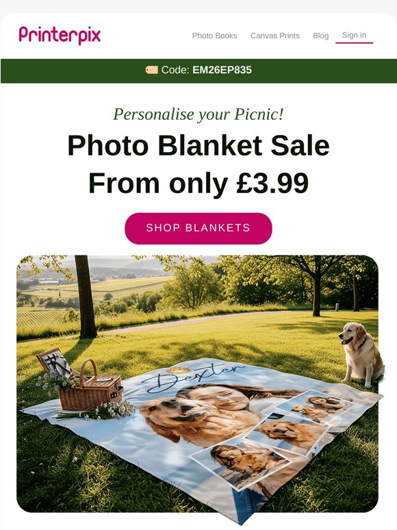 ☀️ Blankets from £3.99 🧺 Picnic Season Is Here