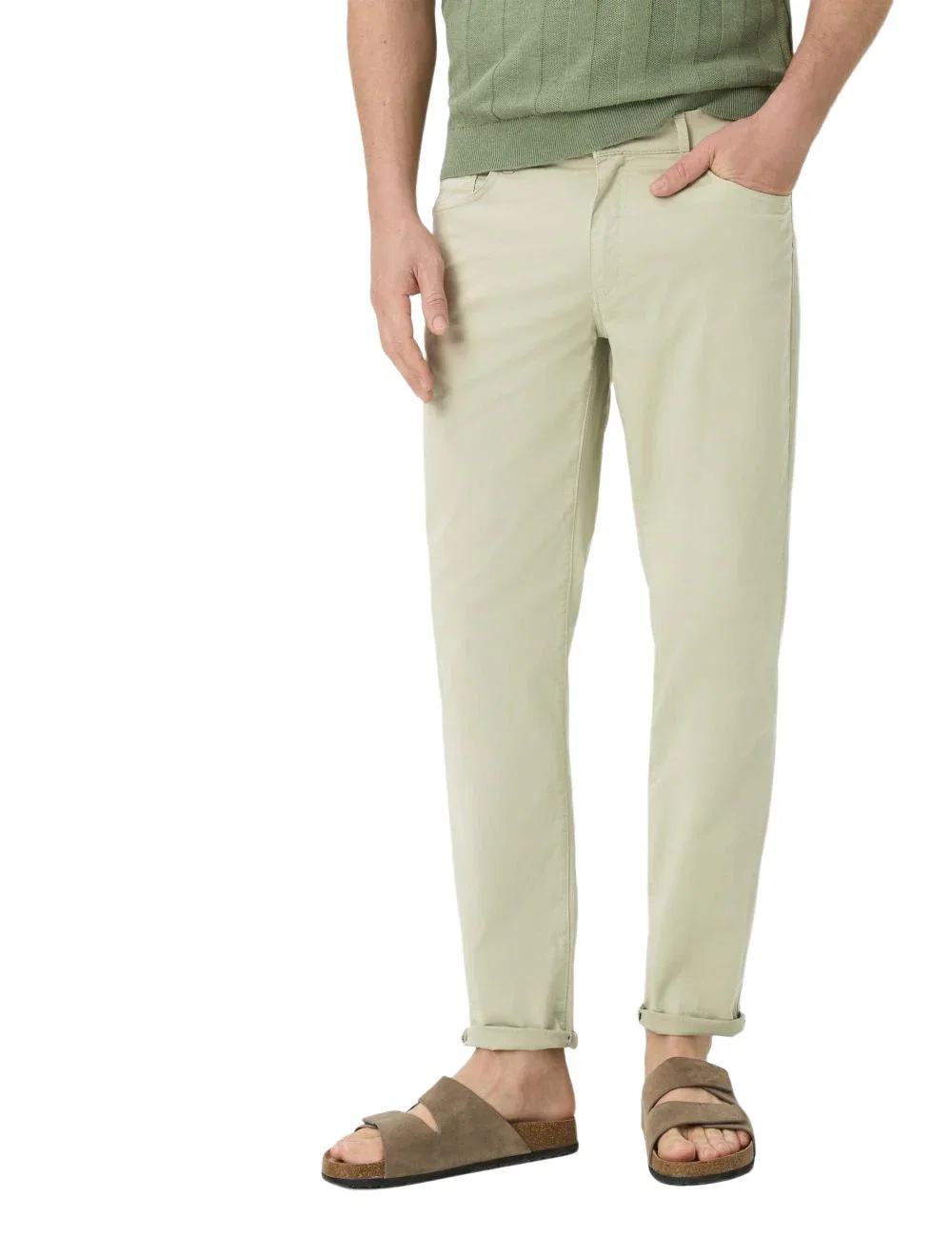 Image of BRAX Herren Chinohose CADIZ U - Mid Waist - Regular Fit - Blau Beige Grün Schwarz