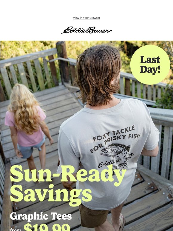 Last Day: Graphic Tees From $19.99